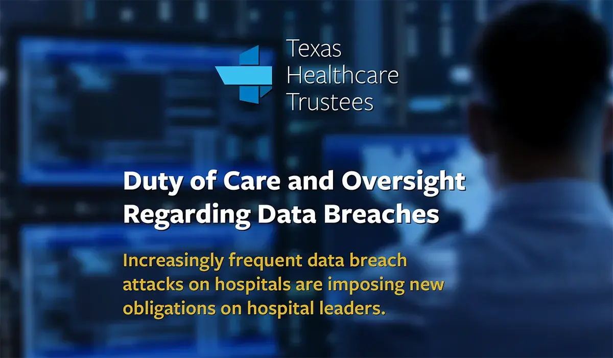 Duty of Care and Oversight Regarding Data Breaches